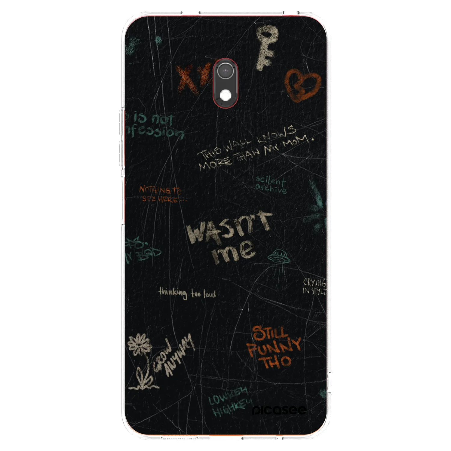 Picasee husă transparentă din silicon pentru Xiaomi Redmi 8A - CONFESSION