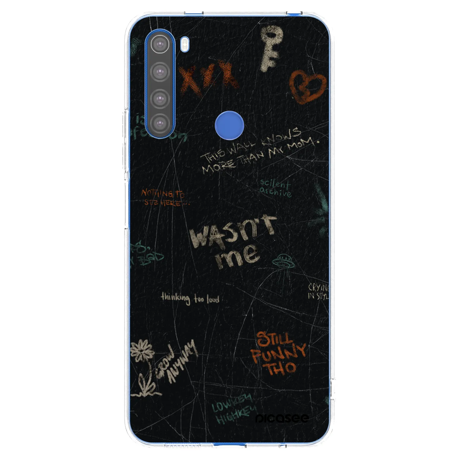 Picasee husă transparentă din silicon pentru Xiaomi Redmi Note 8T - CONFESSION