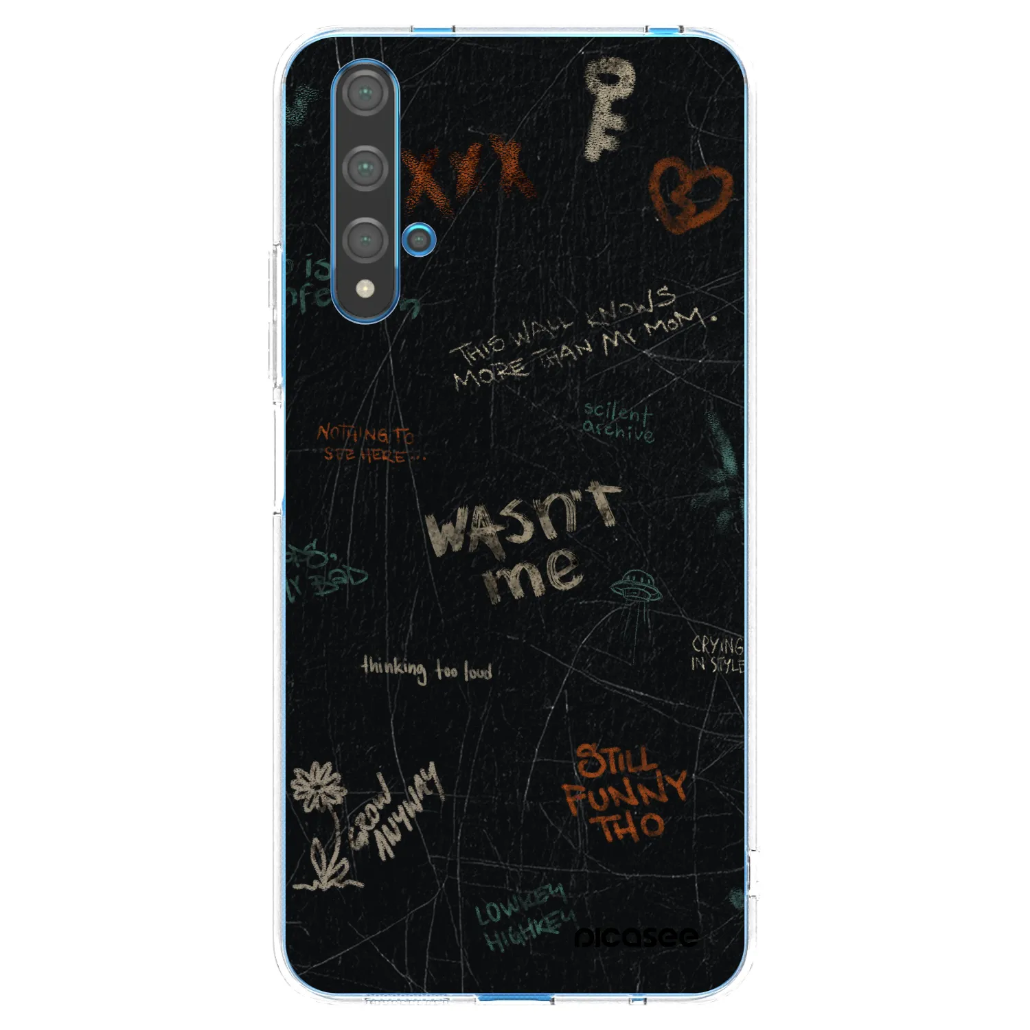 Picasee husă transparentă din silicon pentru Huawei Nova 5T - CONFESSION