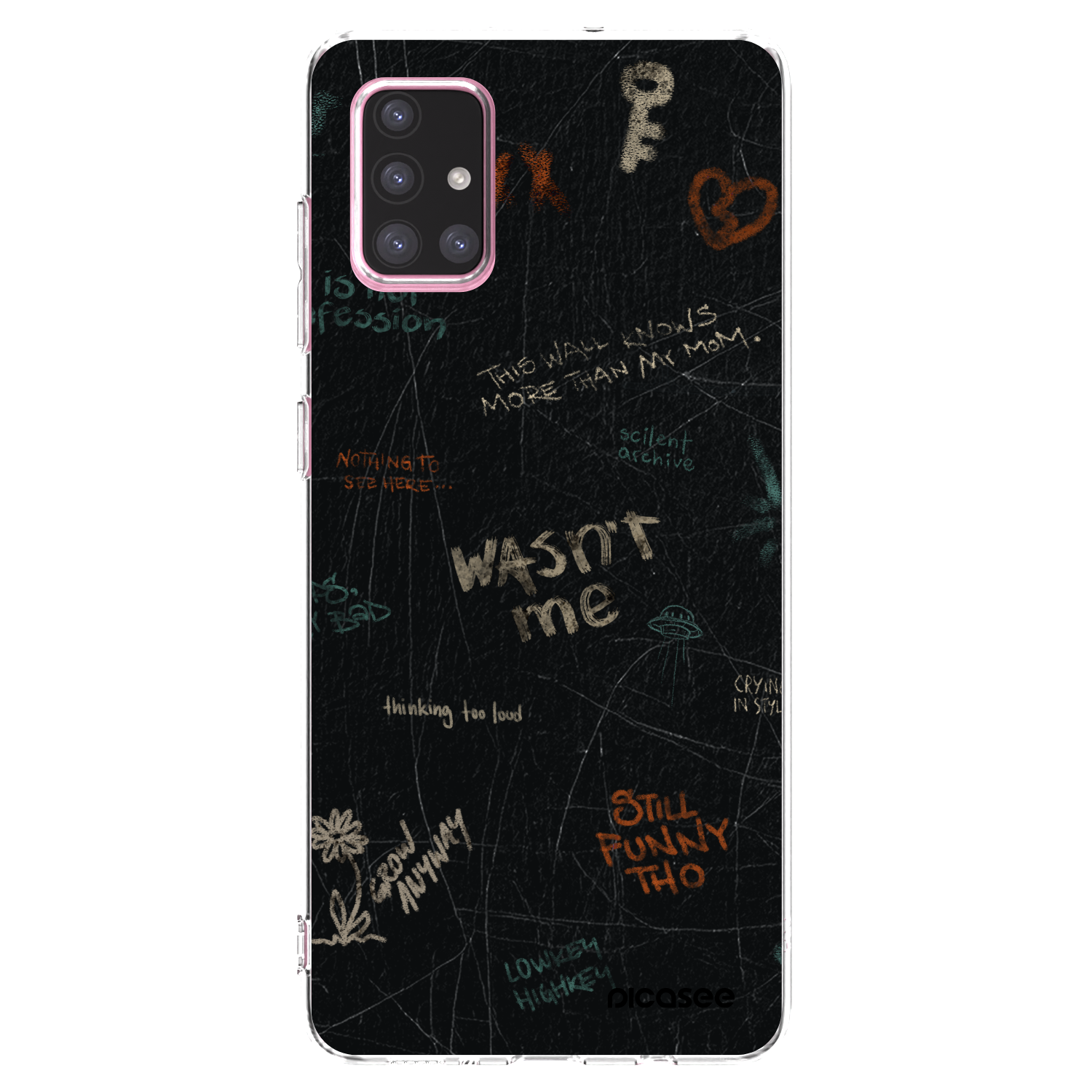 Picasee husă transparentă din silicon pentru Samsung Galaxy A71 A715F - CONFESSION