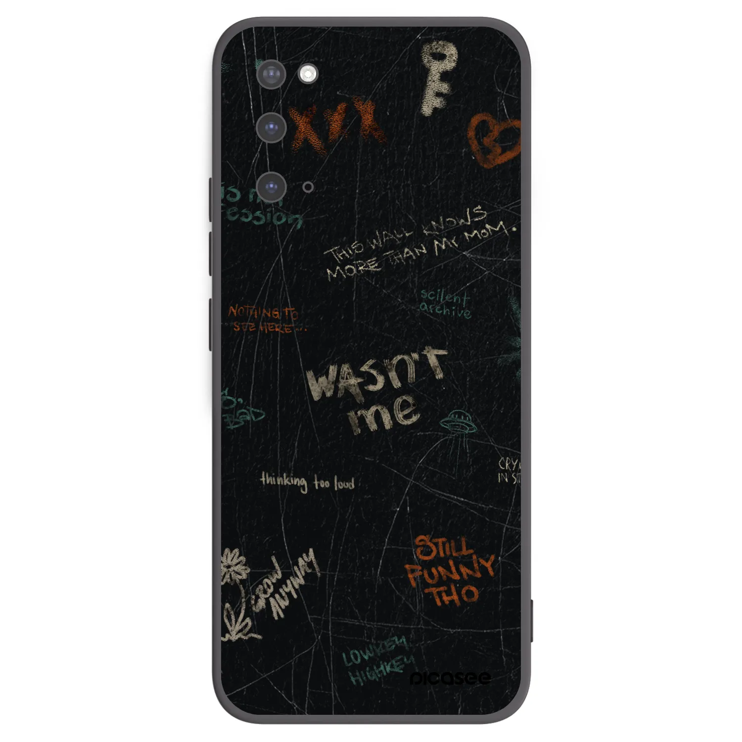 Picasee husă neagră din silicon pentru Samsung Galaxy S20 G980F - CONFESSION