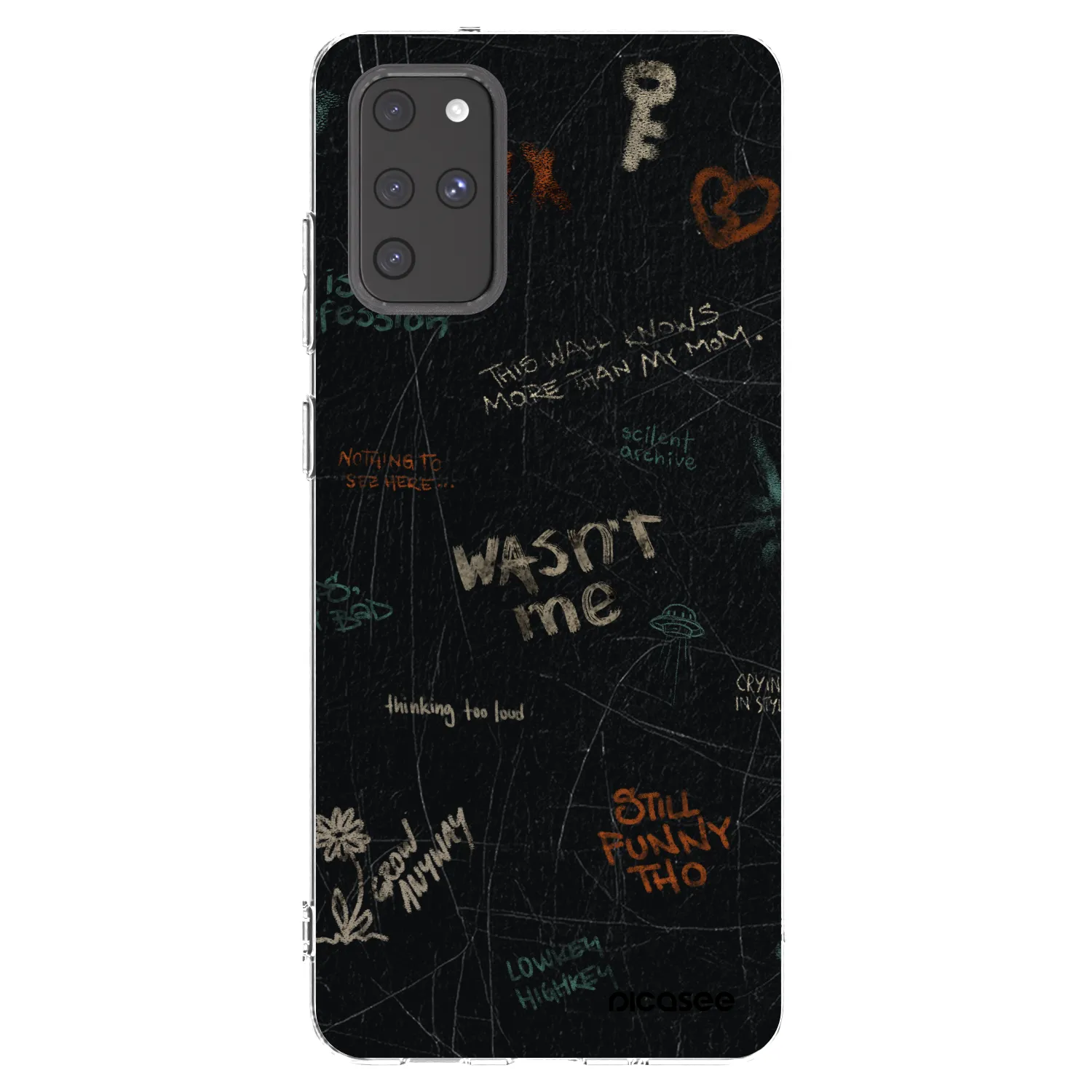 Picasee husă transparentă din silicon pentru Samsung Galaxy S20+ G985F - CONFESSION