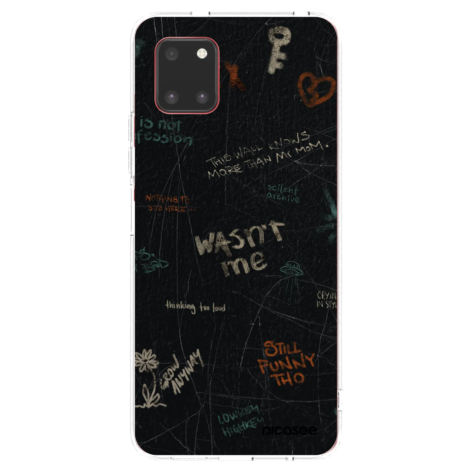 Picasee husă transparentă din silicon pentru Samsung Galaxy Note 10 Lite N770F - CONFESSION