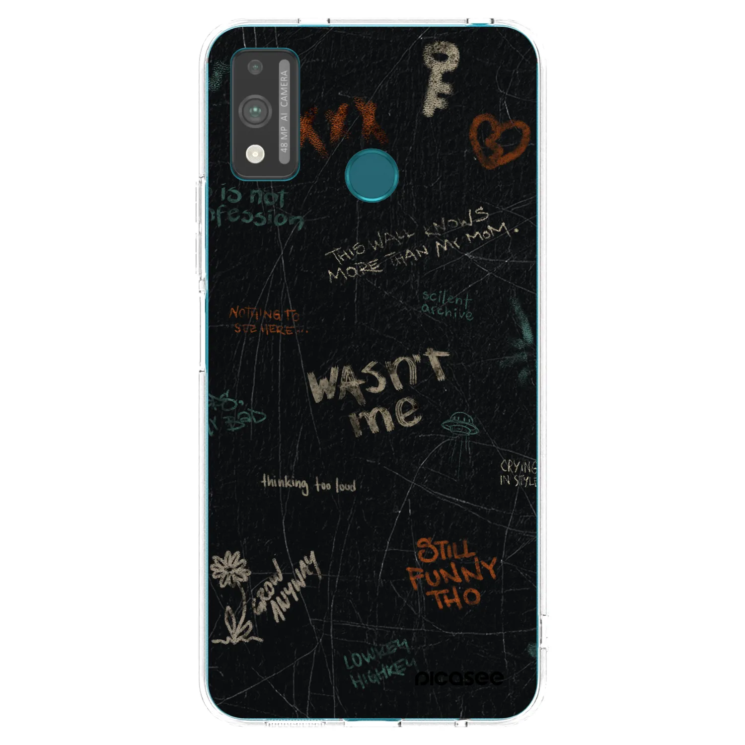 Picasee husă transparentă din silicon pentru Honor 9X Lite - CONFESSION
