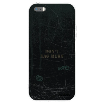 Picasee husă transparentă din silicon pentru Apple iPhone 5/5S/SE - DON´T TAG