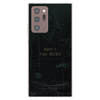 Picasee husă transparentă din silicon pentru Samsung Galaxy Note 20 Ultra - DON´T TAG