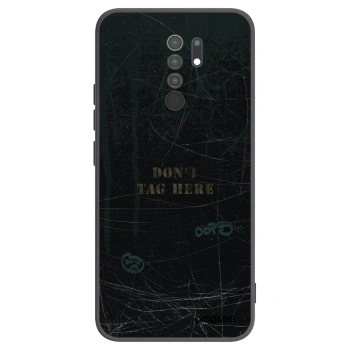 Picasee husă neagră din silicon pentru Xiaomi Redmi 9 - DON´T TAG