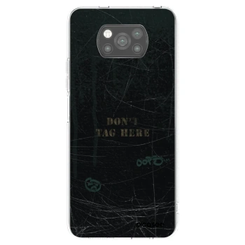 Picasee husă neagră din silicon pentru Xiaomi Poco X3 - DON´T TAG
