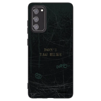 Picasee husă neagră din silicon pentru Samsung Galaxy S20 FE - DON´T TAG