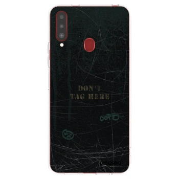 Picasee husă transparentă din silicon pentru Samsung Galaxy A20s - DON´T TAG