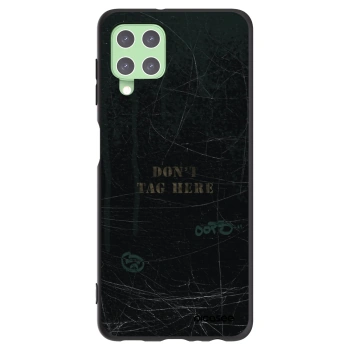 Picasee husă neagră din silicon pentru Samsung Galaxy A22 A225F 4G - DON´T TAG
