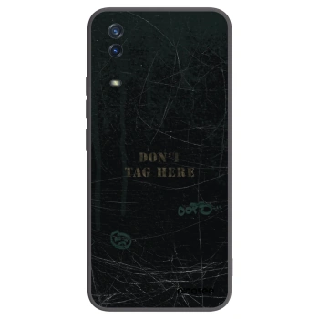 Picasee husă neagră din silicon pentru Vivo Y11s - DON´T TAG