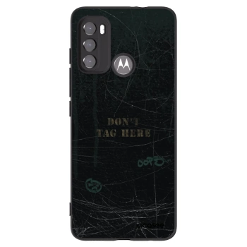 Picasee husă neagră din silicon pentru Motorola Moto G60 - DON´T TAG