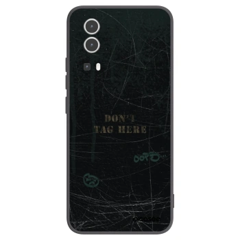 Picasee husă neagră din silicon pentru Vivo Y72 5G - DON´T TAG