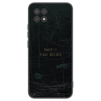 Picasee husă neagră din silicon pentru Realme 8i - DON´T TAG