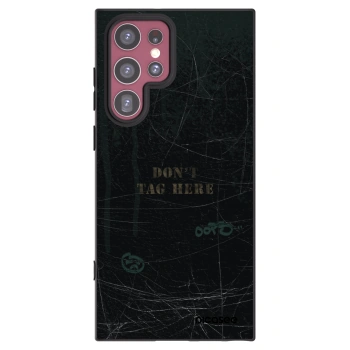 Picasee husă neagră din silicon pentru Samsung Galaxy S22 Ultra 5G - DON´T TAG