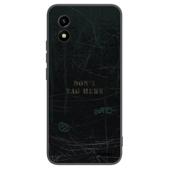 Picasee husă neagră din silicon pentru Vivo Y01 - DON´T TAG