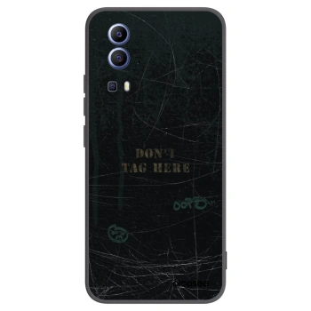 Picasee husă neagră din silicon pentru Vivo Y52 5G - DON´T TAG