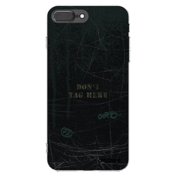 Picasee husă transparentă din silicon pentru Apple iPhone 8 Plus - DON´T TAG