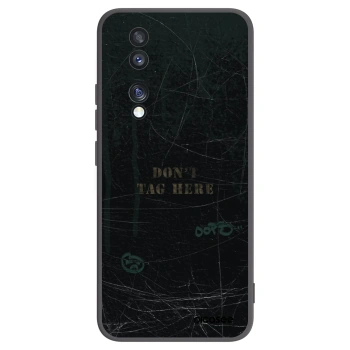 Picasee husă neagră din silicon pentru Honor 70 - DON´T TAG