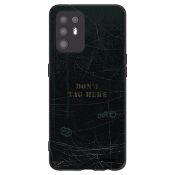 Picasee husă neagră din silicon pentru OPPO A94 5G - DON´T TAG