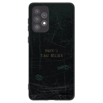 Picasee husă neagră din silicon pentru Samsung Galaxy A73 5G - DON´T TAG