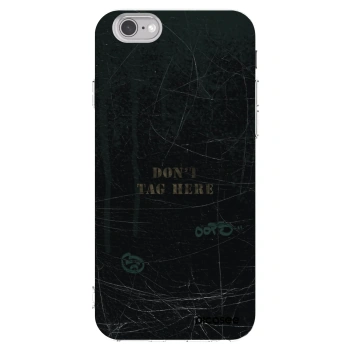 Picasee husă transparentă din silicon pentru Apple iPhone 6/6S - DON´T TAG