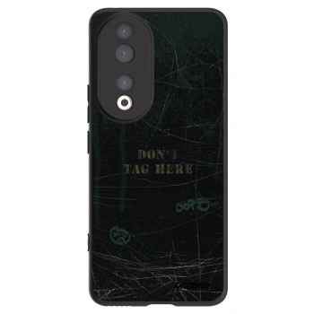 Picasee husă neagră din silicon pentru Honor 90 5G - DON´T TAG