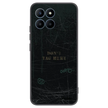 Picasee husă neagră din silicon pentru Honor 70 Lite - DON´T TAG