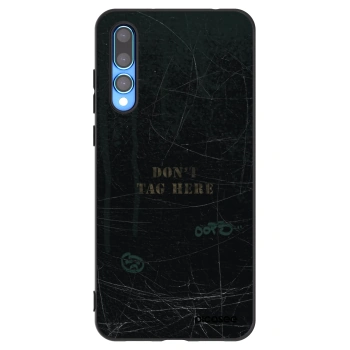 Picasee husă neagră din silicon pentru Huawei P20 Pro - DON´T TAG
