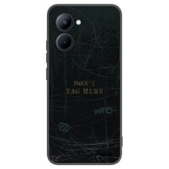 Picasee husă neagră din silicon pentru Realme C33 (2023) - DON´T TAG