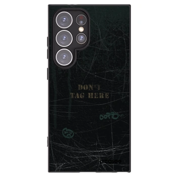 Picasee husă neagră din silicon pentru Samsung Galaxy S24 Ultra S928B 5G - DON´T TAG
