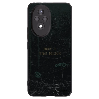 Picasee husă neagră din silicon pentru Honor 200 5G - DON´T TAG