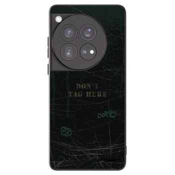 Picasee husă neagră din silicon pentru OnePlus 12 5G - DON´T TAG