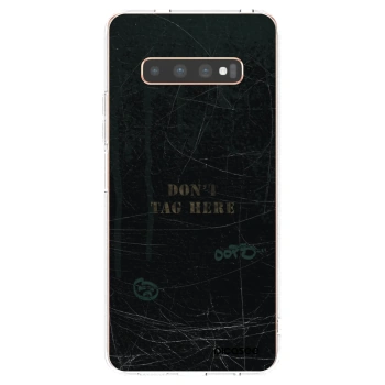 Picasee husă transparentă din silicon pentru Samsung Galaxy S10 Plus G975 - DON´T TAG