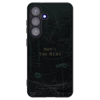Picasee husă neagră din silicon pentru Samsung Galaxy S25 5G - DON´T TAG