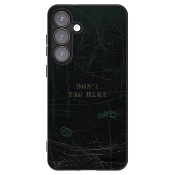 Picasee husă neagră din silicon pentru Samsung Galaxy S25+ 5G - DON´T TAG