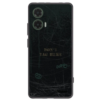 Picasee husă neagră din silicon pentru Motorola Moto G35 5G - DON´T TAG