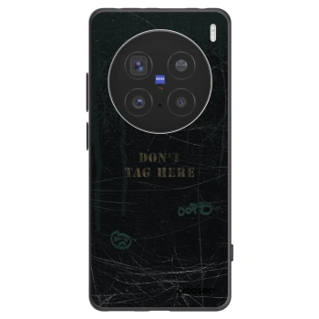 Picasee husă neagră din silicon pentru Vivo X200 Pro - DON´T TAG
