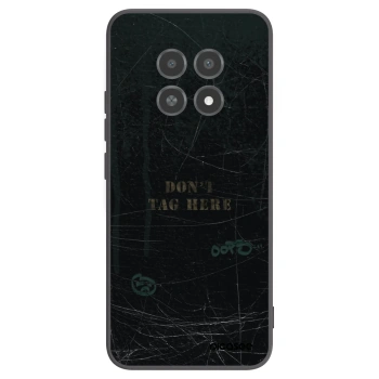 Picasee husă neagră din silicon pentru Realme 12X - DON´T TAG