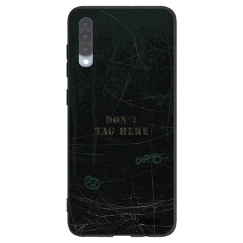 Picasee husă neagră din silicon pentru Samsung Galaxy A70 A705F - DON´T TAG