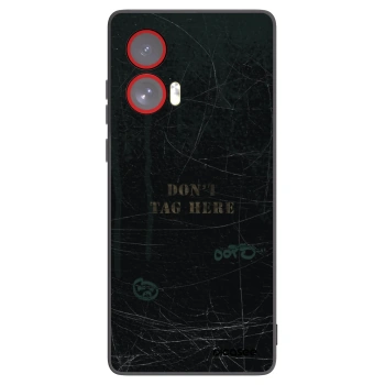 Picasee husă neagră din silicon pentru Motorola Edge 50 Fusion - DON´T TAG