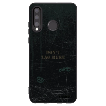 Picasee husă neagră din silicon pentru Huawei P30 Lite - DON´T TAG