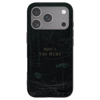 Picasee husă neagră din silicon pentru Apple iPhone 18 Pro - DON´T TAG