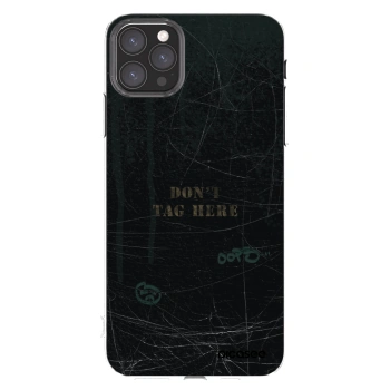 Picasee husă transparentă din silicon pentru Apple iPhone 11 Pro Max - DON´T TAG