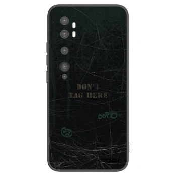 Picasee husă neagră din silicon pentru Xiaomi Mi Note 10 (Pro) - DON´T TAG