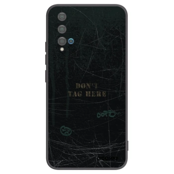 Picasee husă neagră din silicon pentru Huawei Nova 5T - DON´T TAG