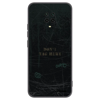 Picasee husă neagră din silicon pentru Xiaomi Redmi Note 9 Pro - DON´T TAG