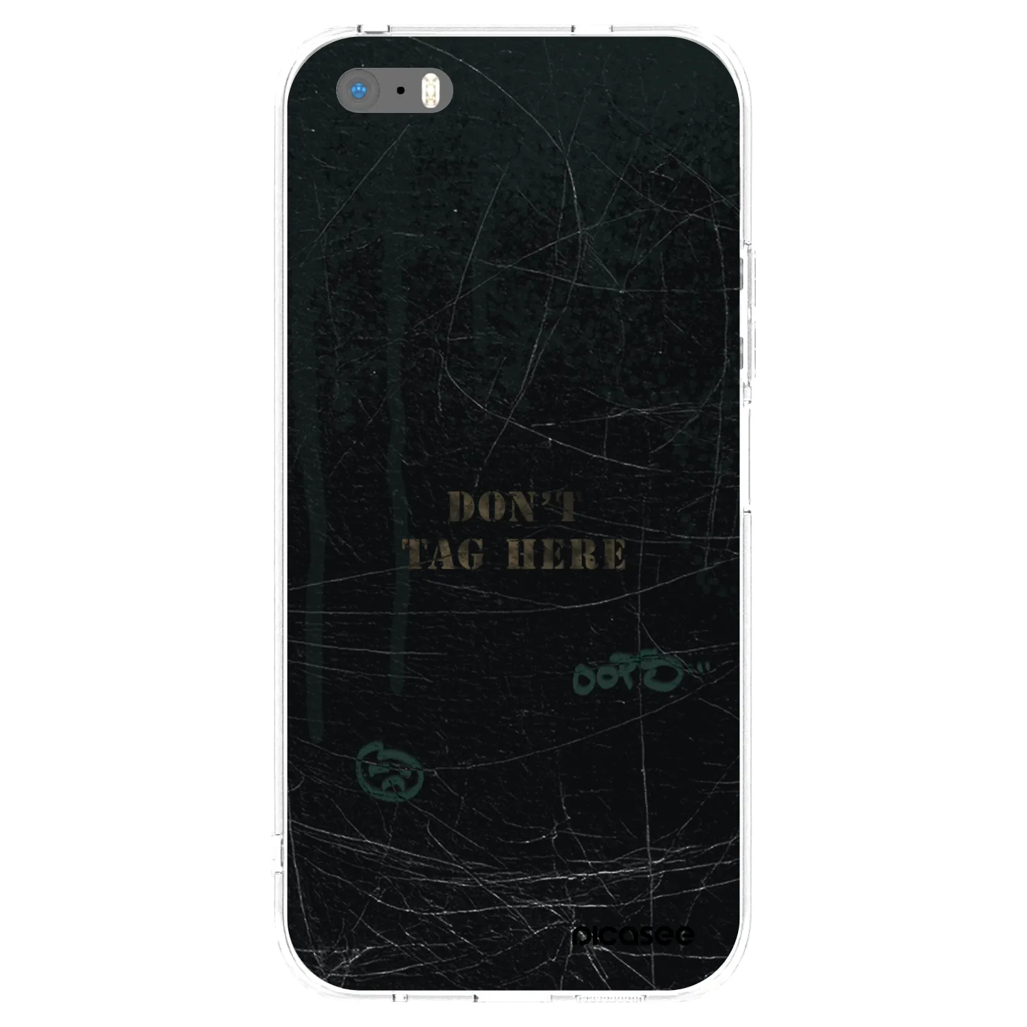 Picasee husă transparentă din silicon pentru Apple iPhone 5/5S/SE - DON´T TAG