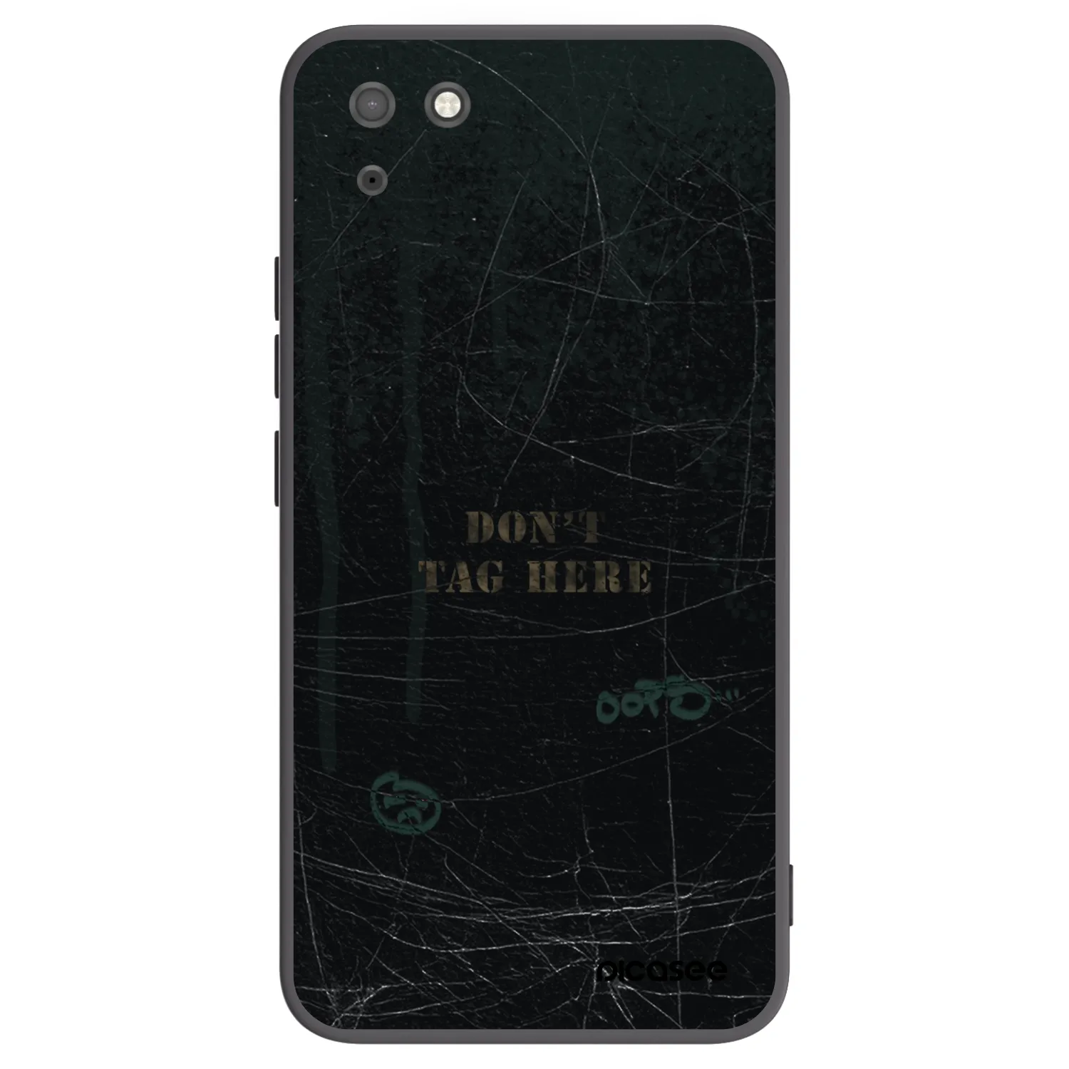 Picasee husă neagră din silicon pentru Huawei Y5P - DON´T TAG